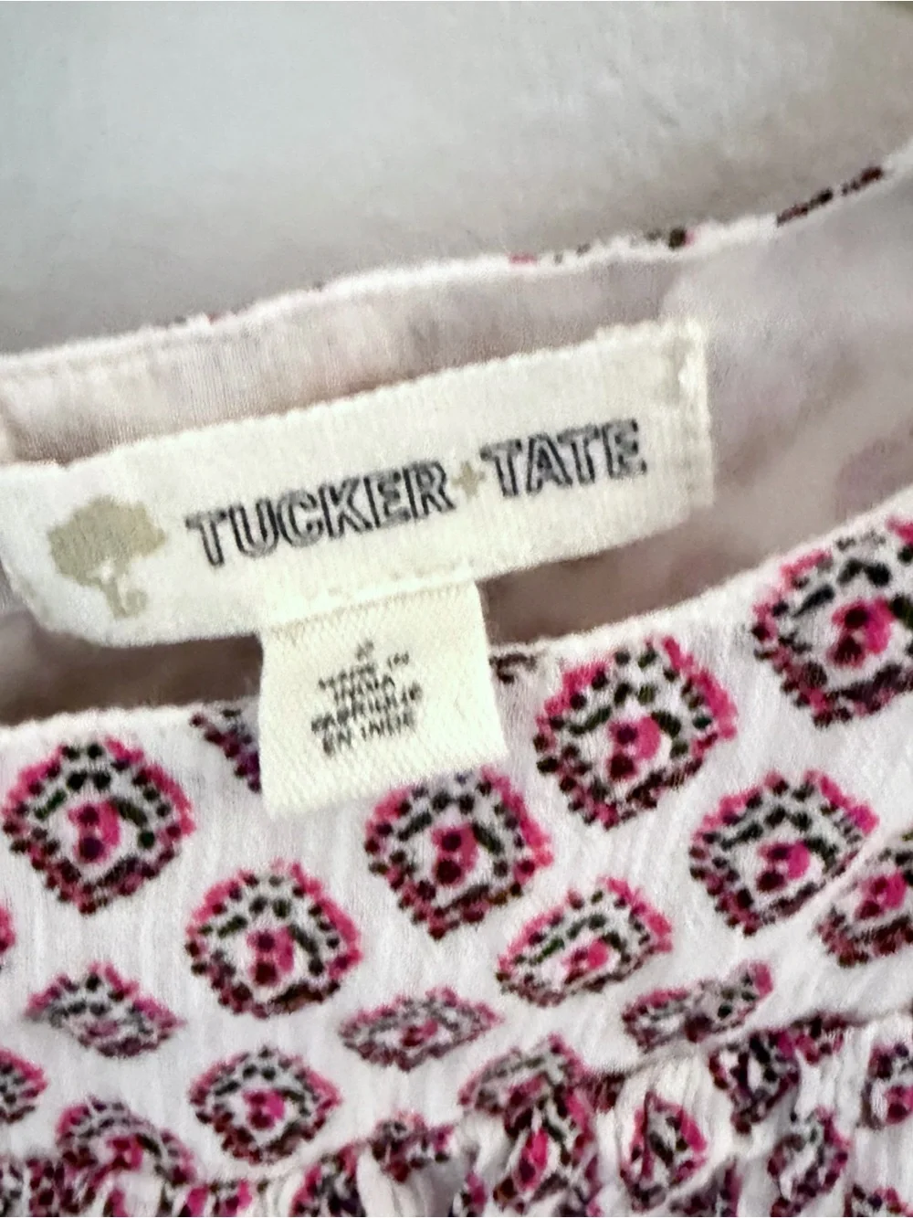 Tucker + Tate tiered sleeveless ruffle top